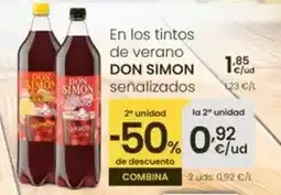 Eroski Don simón - tintos de verano oferta