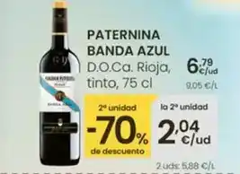 Eroski Paternina banda azul - d.o.ca. rioja, tinto oferta