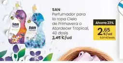 Eroski San - perfumador para la ropa cielo de primavera o atardecer tropical oferta