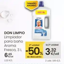 Eroski Don limpio - limpiador para bano aroma fresco oferta