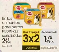 Eroski Pedigree - en los alimentos para perros oferta