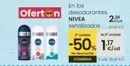 Eroski Nivea - desodorantes oferta