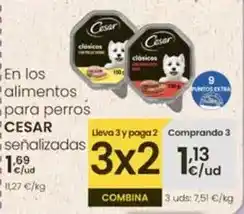 Eroski Cesar - en los alimentos para perros oferta