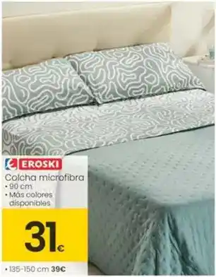 Eroski Eroski - colcha microfibra oferta