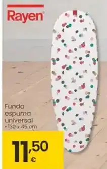 Eroski Rayen - funda espuma universal oferta