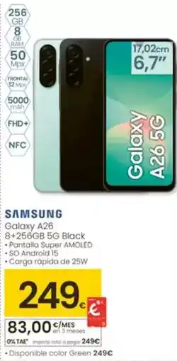 Eroski Samsung - galaxy a26 oferta