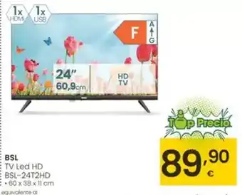Eroski Bsl - tv led hd bsl-24t2hd oferta