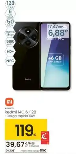 Eroski Xiaomi - redmi 14c 6+128 oferta