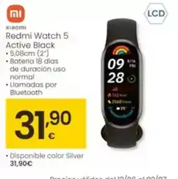 Eroski Xiaomi - redmi watch 5 active black oferta