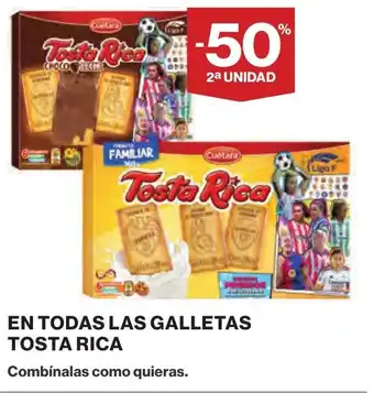 Supercor CUETARA En todas las galletas tosta rica oferta