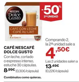 Supercor DOLCE GUSTO Café Nescafé oferta
