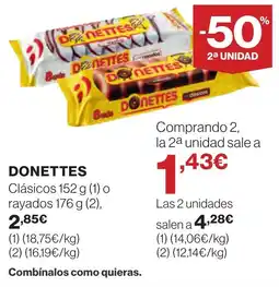 Supercor DONETTES Clásicos o rayados oferta