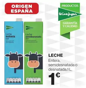 Supercor Leche entera, semidesnatada o desnatada oferta