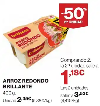 Supercor BRILLANTE Arroz redondo oferta