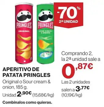 Supercor PRINGLES Aperitivo de patata oferta