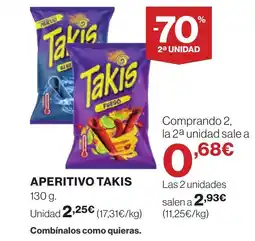 Supercor TAKIS Aperitivo oferta