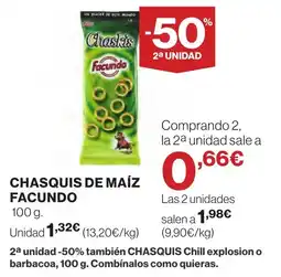 Supercor FACUNDO Chasquis de maíz oferta
