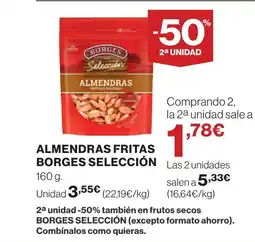 Supercor BORGES Almendras fritas selección oferta