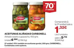 Supercor CARBONELL Aceitunas aliñadas oferta