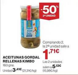 Supercor Aceitunas gordal rellenas kimbo oferta