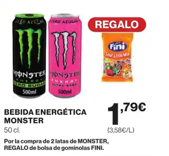 Supercor MONSTER Bebida energética oferta