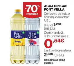 Supercor FONT VELLA Agua sin gas oferta