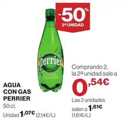 Supercor PERRIER Agua con gas oferta