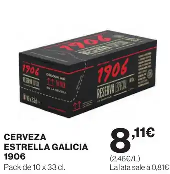 Supercor ESTRELLA GALICIA 1906 Cerveza oferta