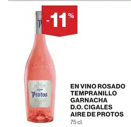 Supercor En vino rosado tempranillo garnacha d.o. cigales aire de protos oferta