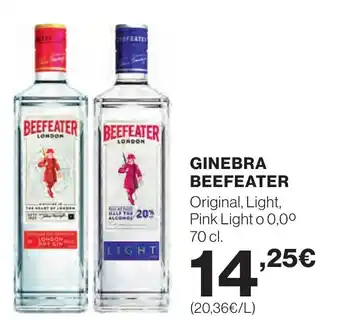 Supercor BEEFEATER Ginebra oferta