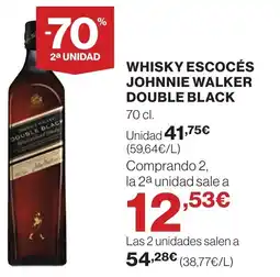 Supercor Whisky escocés johnnie walker double black oferta