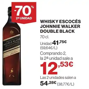 Supercor Whisky escocés johnnie walker double black oferta
