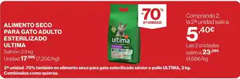 Supercor ULTIMA Alimento seco para gato adulto esterilizado oferta