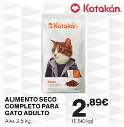 Supercor KATAKAN Alimento seco completo para gato adulto oferta