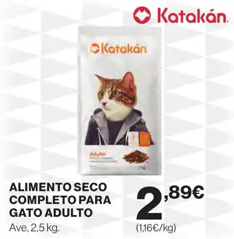 Supercor KATAKAN Alimento seco completo para gato adulto oferta