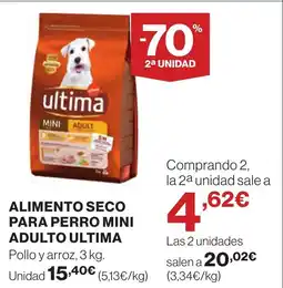 Supercor ULTIMA Alimento seco para perro mini adulto oferta