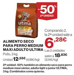 Supercor ULTIMA Alimento seco para perro medium maxi adulto oferta
