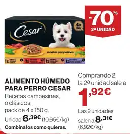 Supercor CESAR Alimento húmedo para perro oferta