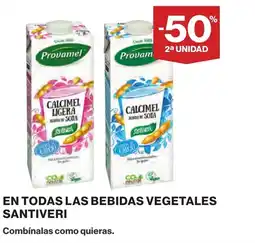 Supercor SANTIVERI En todas las bebidas vegetales oferta