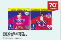 Supercor DODOT En pañales y pants activity extra oferta