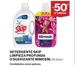 Supercor SKIP /MIMOSÍN Detergente limpieza profunda o suavizante oferta