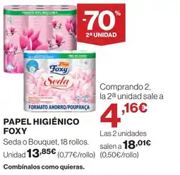 Supercor FOXY Papel higiénico oferta