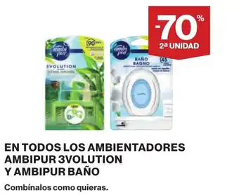 Supercor AMBIPUR En todos los ambientadores ambipur 3volution y baño oferta