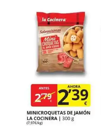 Supermercados MAS La Cocinera Minicroquetas De Jamón 300g oferta