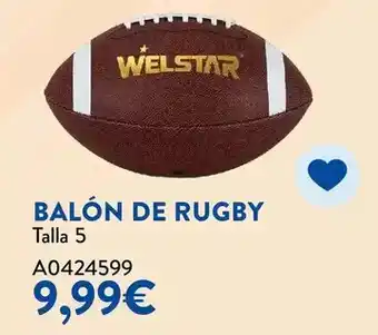 Juguettos Welstar - balón de rugby oferta