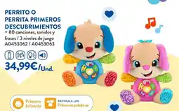 Juguettos Perrito o perrita primeros descubrimientos oferta