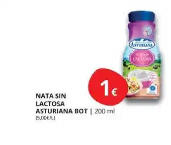 Supermercados MAS Asturiana Nata Sin Lactosa Bot 200ml oferta