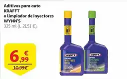 Alcampo Wynn´s/krafft - aditivos para auto o limpiador de inyectores oferta