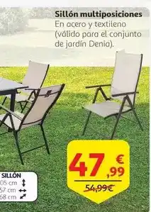 Alcampo Sillón multiposiciones oferta