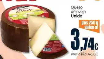 Unide Market Unide - queso de oveja oferta